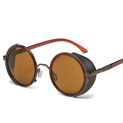 Round Mirror Vintage Sunglasses For Men And Women-Unique and Classy