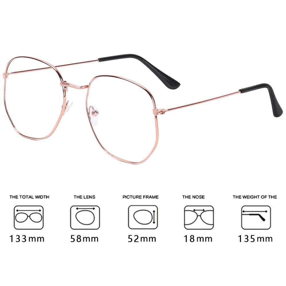 New Hexagon Eyeglasses Frame Reading Glasses Eyewear Men and Women - Unique and Classy