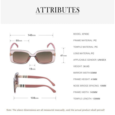 Small Rectangle Sunglasses For Men And Women-Unique and Classy