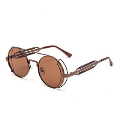 2020 Fashion Luxury Brand Retro Round Steampunk Sunglasses For Men And Women-Unique and Classy