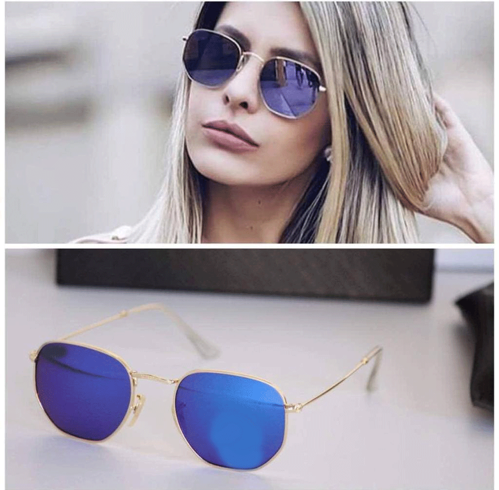 Fashionable Mirror Square Sunglasses For Men And Women-Unique and Classy