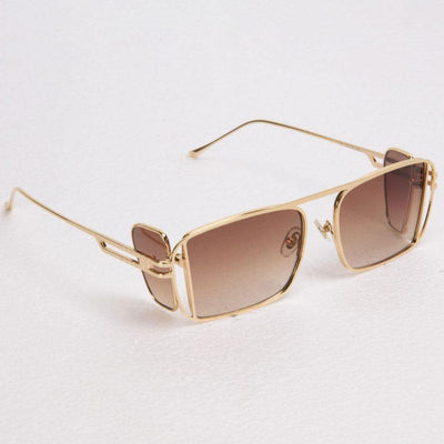 Stylish Alpha Cobe Side Cap Square Sunglasses For Men And Women-Unique and Classy