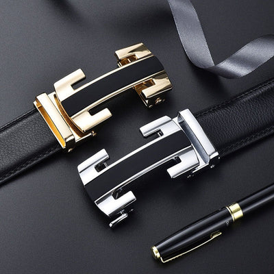 Luxury Automatic Buckle Designer Belt For Men's-Unique and Classy