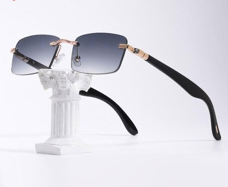 2021 Luxury Boundless Frame Avant-garde Retro Brand Design Sunglasses For Men And Women-Unique and Classy