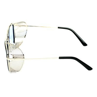 Square Water Blue And Silver Sunglasses For Men And Women-Unique and Classy