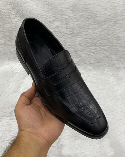 Stylish Leather Patent Slipons With Tassles For Men-Unique and Classy