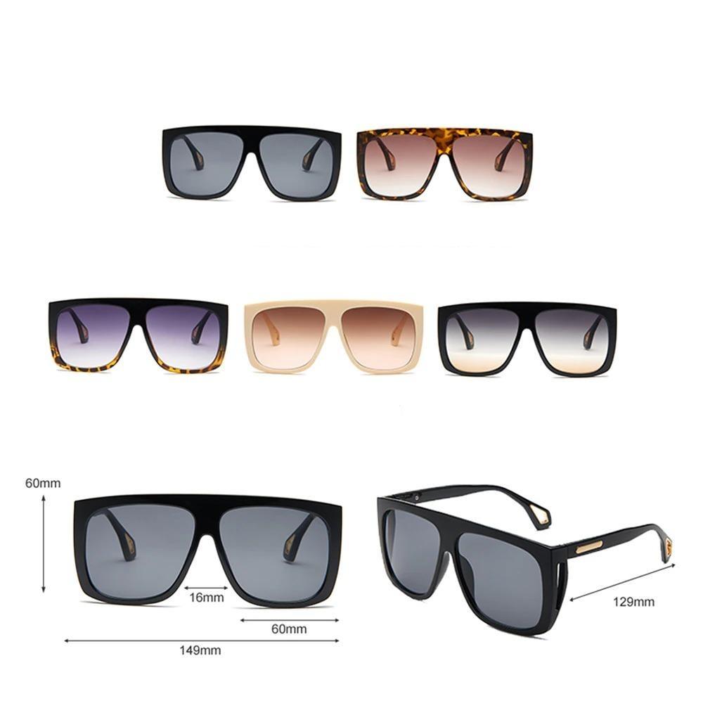 High Quality Classic Retro Oversized Square Frame Mordern Vintage Polarized Brand Designer Sunglasses For Men And Women-Unique and Classy