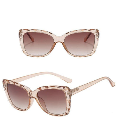 Fashion Cat Eye Multi-Cut Crystal Women Sunglasses For Men And Women-Unique and Classy