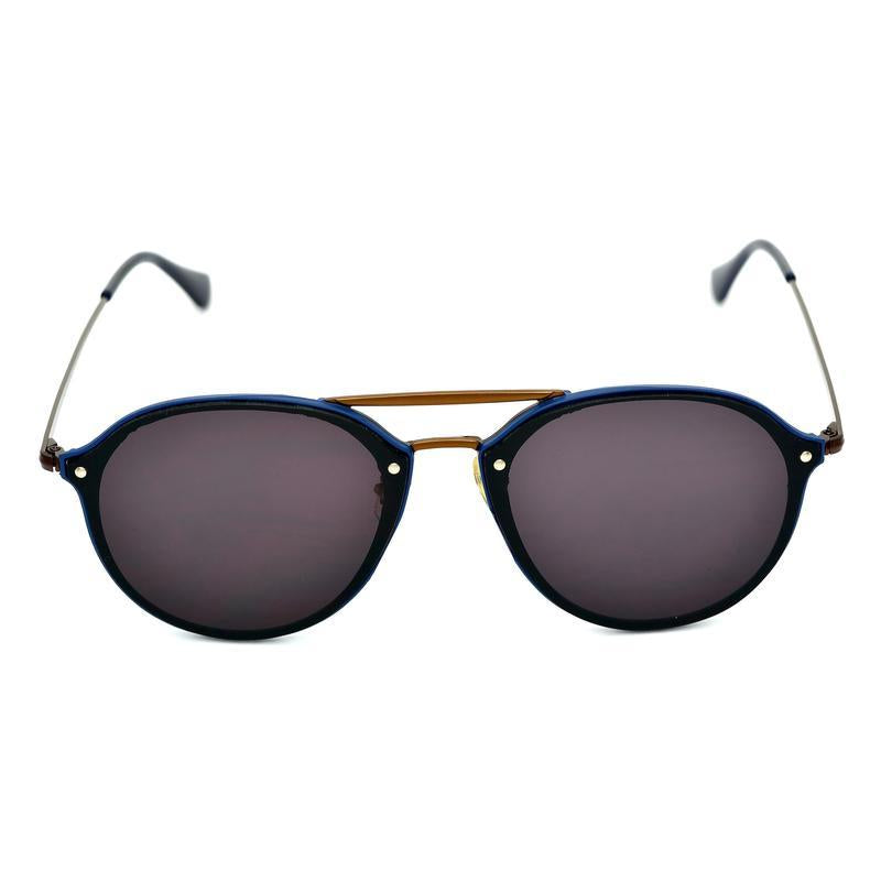 Round Black And Brown Sunglasses For Men And Women-Unique and Classy