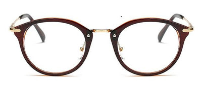 Stylish Round Vintage Anti Blue Glasses Frame For Men And Women-Unique and Classy