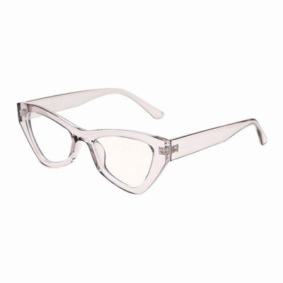 2021 Trendy Office Style Anti Blue Light Retro Clear Lens Cat Eye Computer Eyeglasses Spectacle Frame For Men And Women