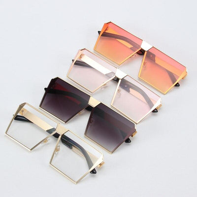 Stylish Big Square Flat Top Sunglasses For Men And Women-Unique and Classy