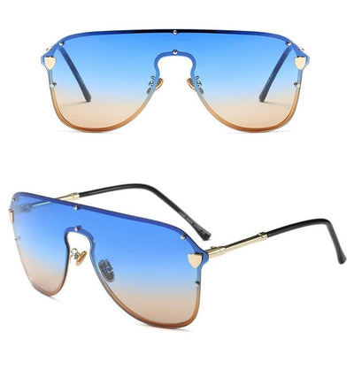 Stylish Rim Less Mirror Sunglasses For Women-Unique and Classy
