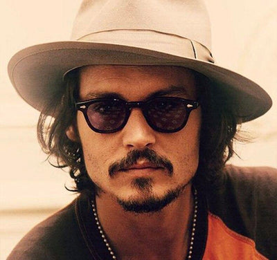 Celebrity Johnny Depp Transparent Oval Sunglasses For Men -Unique and Classy