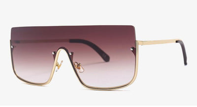 New Arrival Luxury Half Rim Less Gradient Sunglasses For Men And Women-Unique and Classy