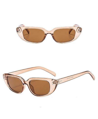 New Vintage Small Cat Eye Retro Frame Sunglasses For Unisex-Unique and Classy