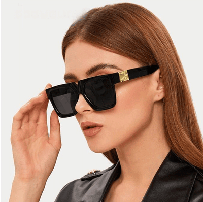 Unisex 2020 New Square Big Frame Metal Decoration Sunglasses For Men And Women-Unique and Classy