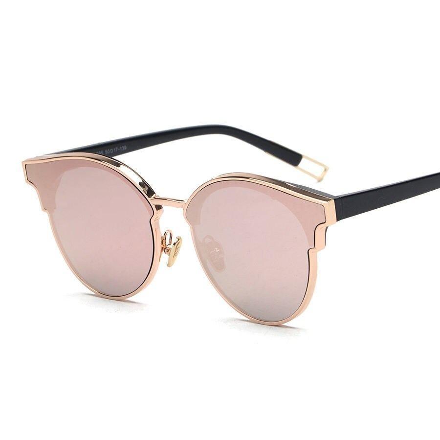 2021 New Classic Vintage Brand Semi Rimless Cat Eye Designer Sunglasses For Men And Women-Unique and Classy