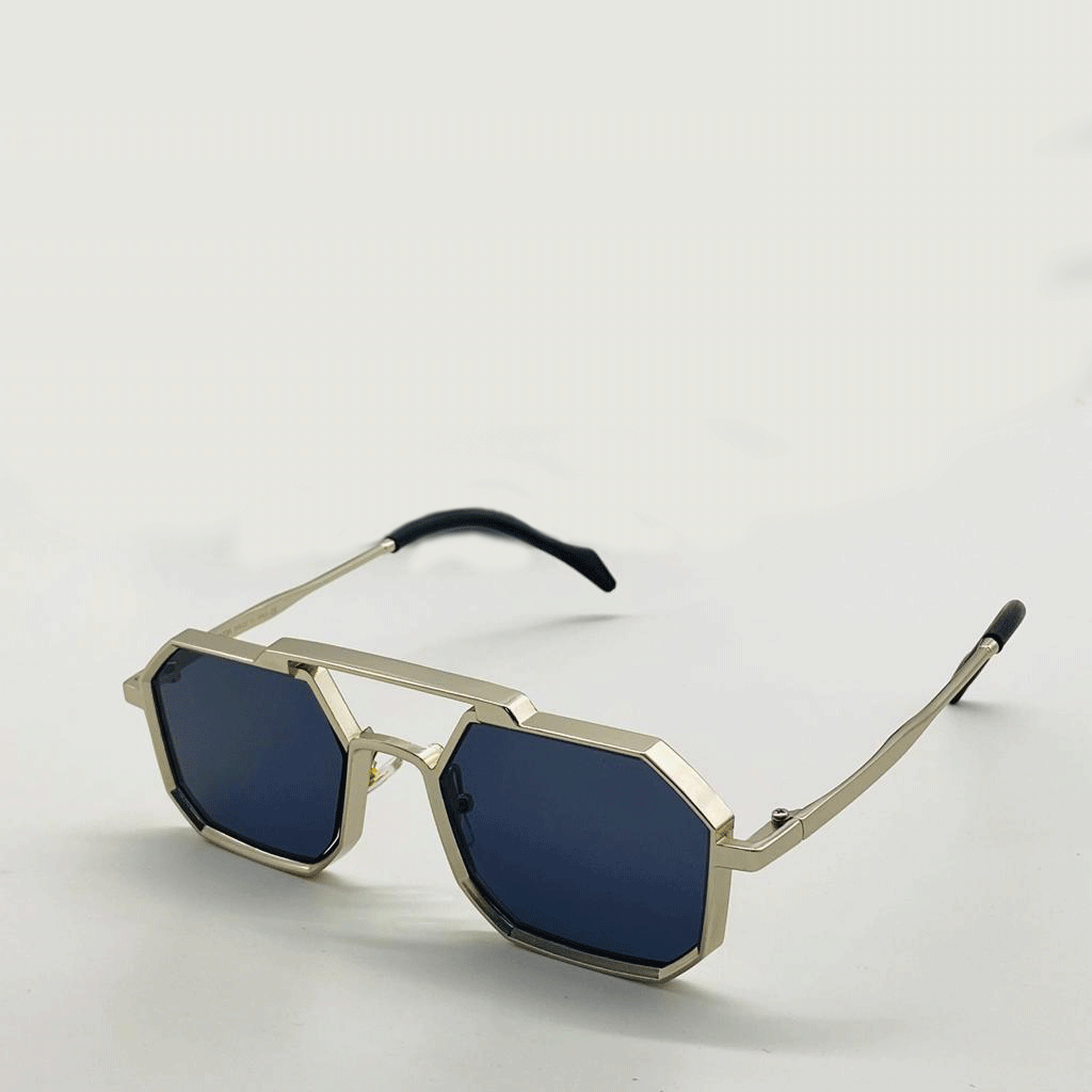 Vintage Hexagon Style Metal Sunglasses For Unisex-Unique and Classy