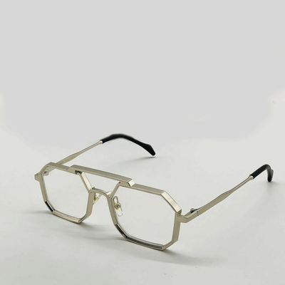 Vintage Hexagon Style Metal Sunglasses For Unisex-Unique and Classy