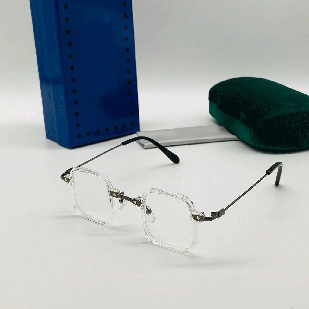 Retro Square Titanium Glasses Frame For Unisex-Unique and Classy