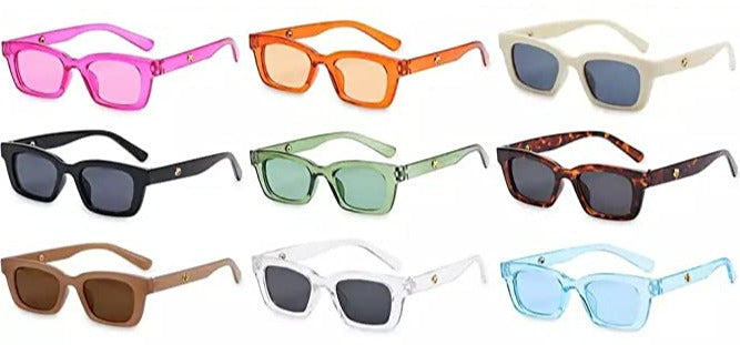 New Vintage Retro Rectangle Sunglasses For Men And Women-Unique and Classy