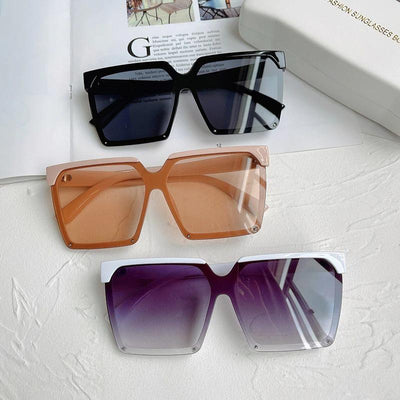 2021 New Vintage Classic Oversized Square Frame Fashion Gradient Sunglasses For Men And Women-Unique and Classy