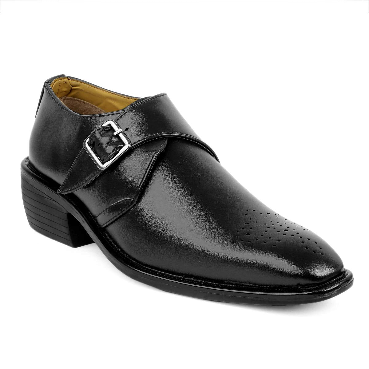 Classy Casual And Formal Black Moccasin Monk Slip-on Shoes For Men-Unique and Classy