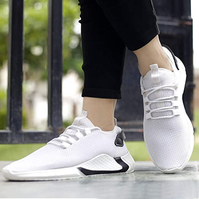 Mesh Material Casual Sports Running Lace-Up Shoes For Men's-Unique and Classy