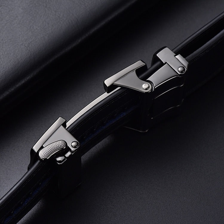 Luxury Brand Designer Belt With G-type Metal Automatic Buckle For