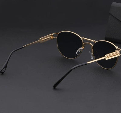 Luxury Brand Quality Round Steampunk Sunglasses For Men And Women-Unique and Classy