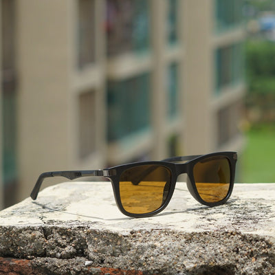 Retro Square Brown Sunglasses For Men And Women-Unique and Classy