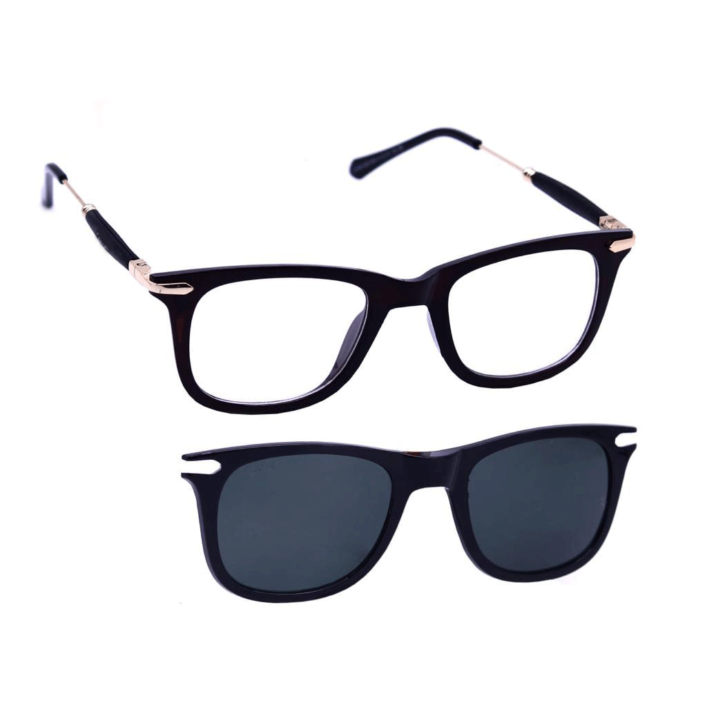 Day-Night Changeable Lens Wayfarer Sunglasses for Men and Women-Unique and Classy