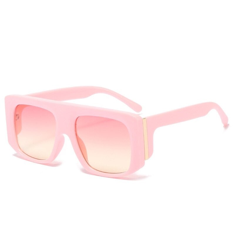 Retro Fashion Oversized Square Frame Sunglasses For Unisex-Unique and Classy