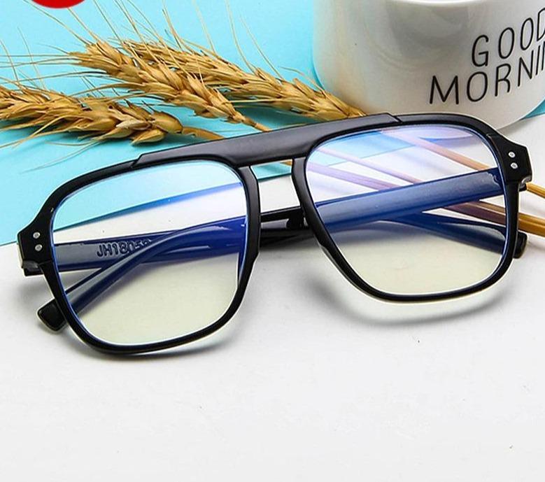 High Quality Transparent Lens Stylish Vintage Classic Square Frame Retro Fashion UV400 Gradient Sunglasses For Men And Women-Unique and Classy