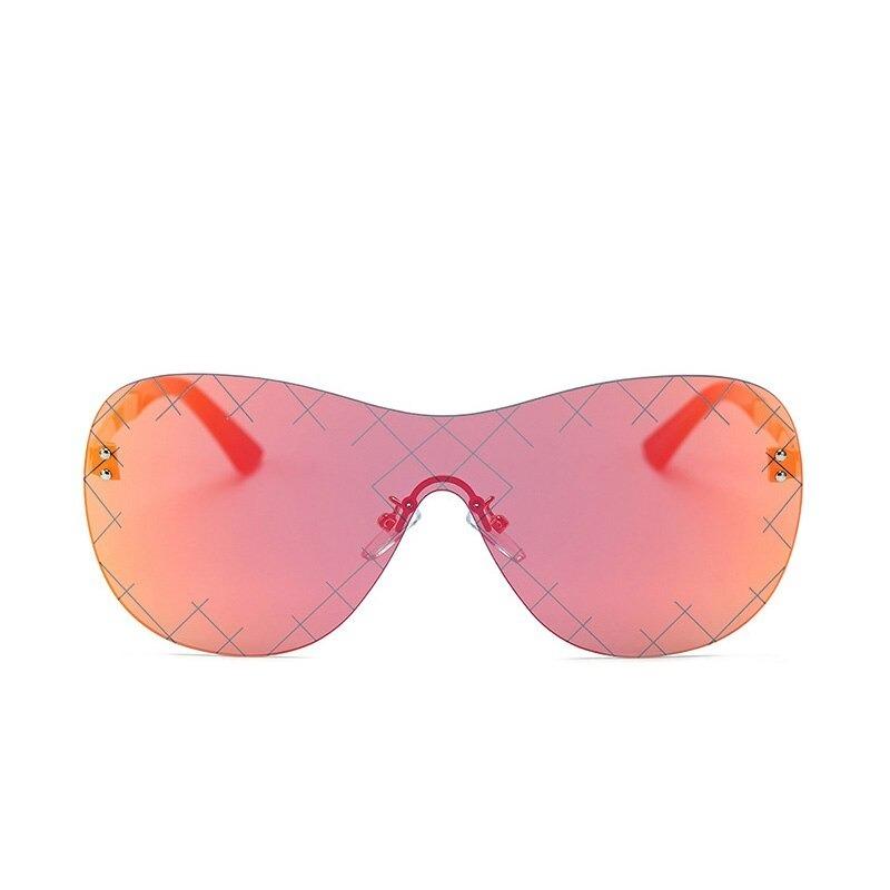 Summer Oversized  Vintage Retro Square Rimless Sunglasses For Men And Women-Unique and Classy