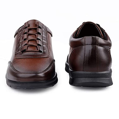 Fashionable Design Formal Lace-up Synthetic Shoes For Men's-Unique and Classy