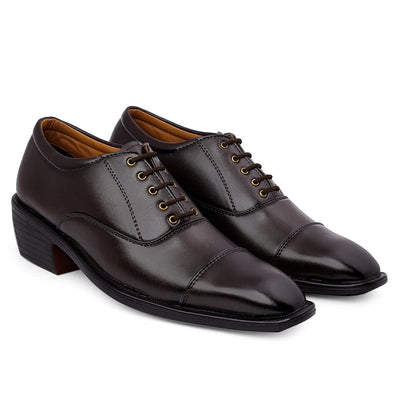 Fashionable Brown Casual And Formal Office Wear Lace-Up Shoes-Unique and Classy