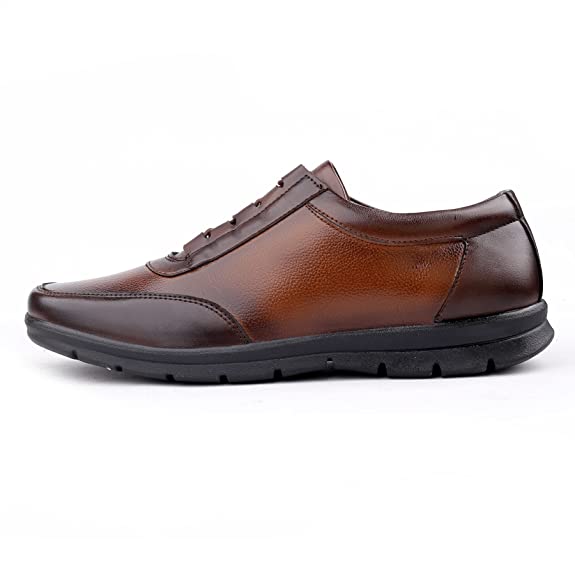 Fashionable Design Formal Lace-up Synthetic Shoes For Men's-Unique and Classy