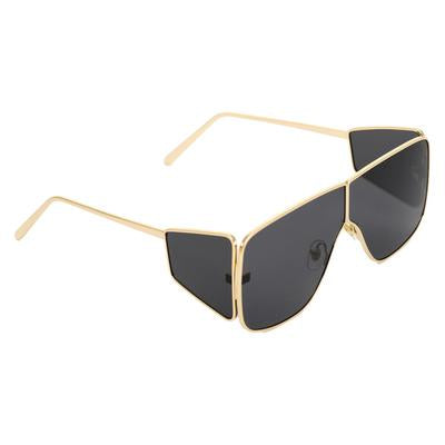 Square Black And Gold Sunglasses For Men And Women-Unique and Classy