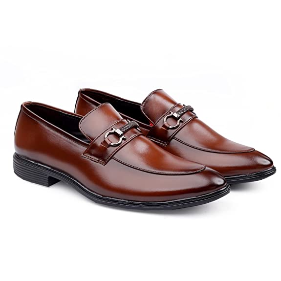 Classic Design Synthetic Slip-on Shoes For Men's -Unique and Classy