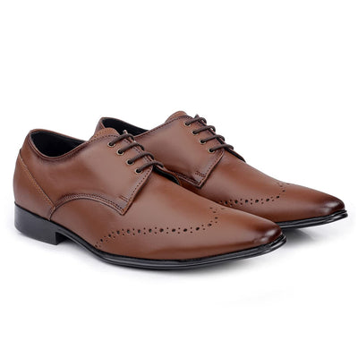 New Arrival Formal In Genuine Leather Lace-up Derby Shoes -Unique and Classy