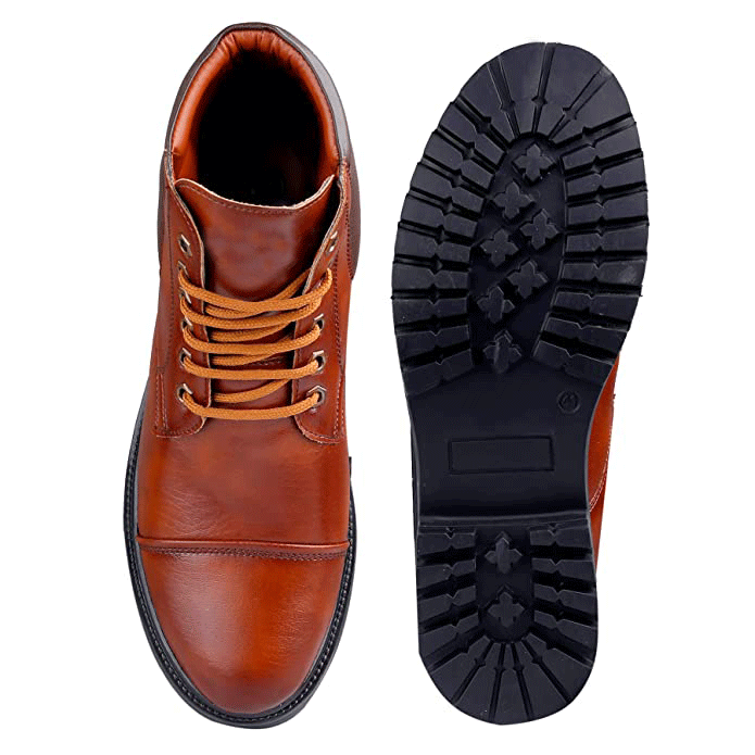 Trendy Casual Lace-Up Boot For Men's-UniqueandClassy