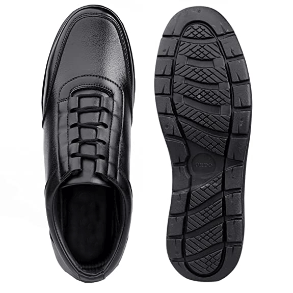 Fashionable Design Formal Lace-up Synthetic Shoes For Men's-Unique and Classy