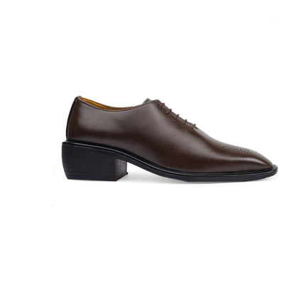 New Arrival Brown Height Increasing Casual, Formal And Party Wear Shoes-Unique and Classy