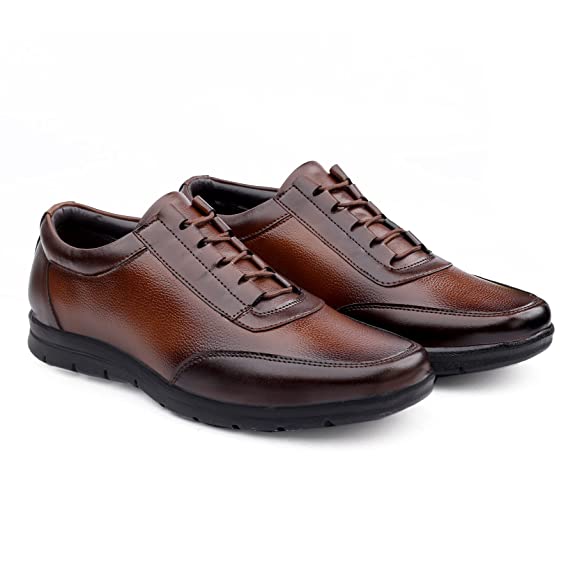 Fashionable Design Formal Lace-up Synthetic Shoes For Men's-Unique and Classy