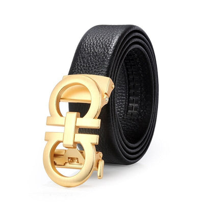 Fashionable 8 Number Design Automatic Buckle Belt For Men's-Unique and Classy