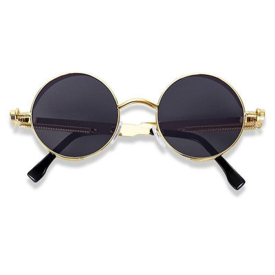 High Quality Retro Classic Luxury Brand Designer Round Metal Frame Sunglasses For Men And Women-Unique and Classy