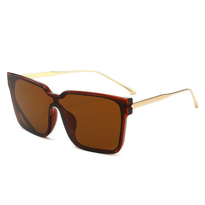 Retro One Piece Square Sunglasses For Men And Women-Unique and Classy