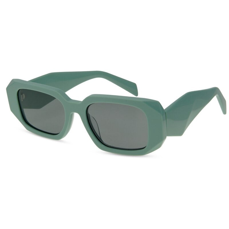 Rectangular Polygon Brand Shades For Unisex-Unique and Classy